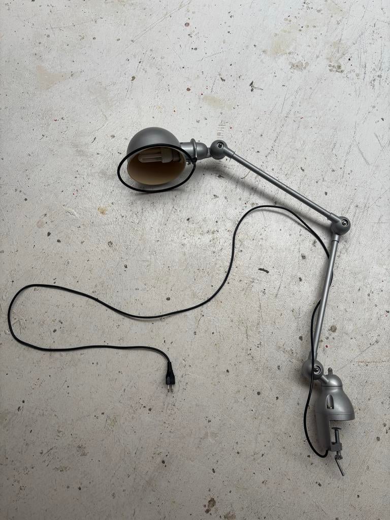 Industriële Bureaulamp met Klem, Ophalen, Fokke Simonszstraat 10, Gebruikt, Jielde