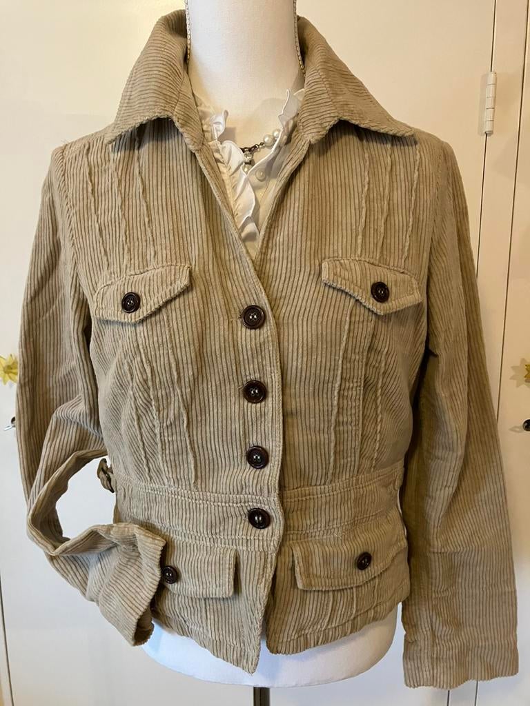 Prachtig rib jasje van Josephine en Co by Purdey maat 38, Kleding | Dames, Maat 38/40 (M), Beige, Ophalen of Verzenden, Zo goed als nieuw
