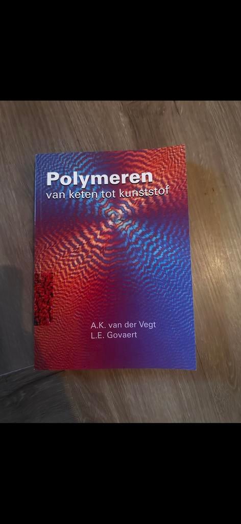 Polymeer boek - A.K. van der Vegt & L.E. Govaert, Boeken, Techniek, Zo goed als nieuw, Overige onderwerpen, Ophalen of Verzenden