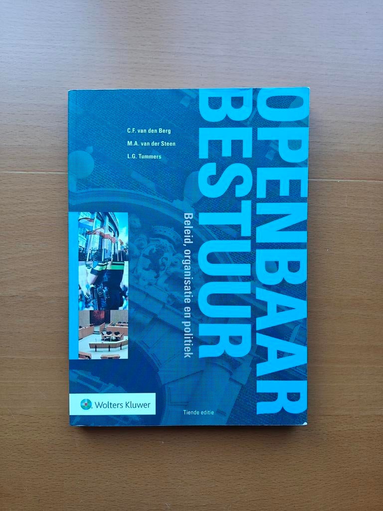 Openbaar Bestuur (10e editie) | Goed als nieuw, Boeken, Studieboeken en Cursussen, Zo goed als nieuw, HBO, Gamma, Ophalen of Verzenden