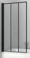 Sanotechnik Elite badwand 140x80 zwart draaibaar, Doe-het-zelf en Verbouw, Ophalen, Veenderveld 32, 2371 TV Roelofarendsveen, Info@dealplein.nl
