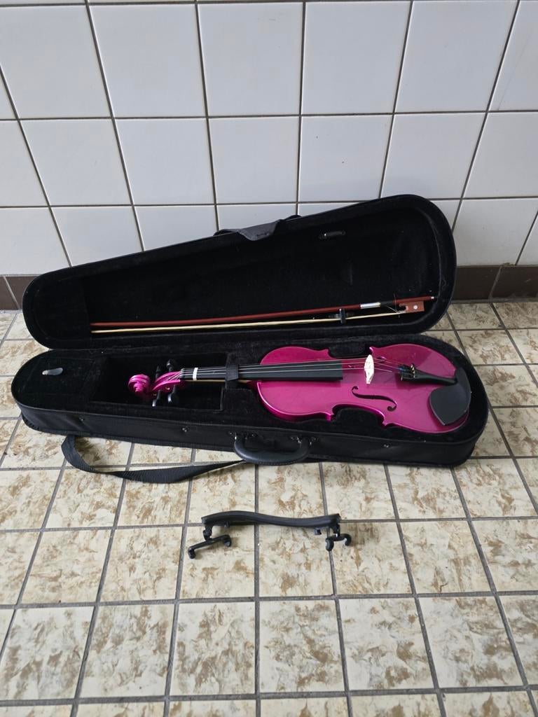 Mooie roze viool, Ophalen of Verzenden