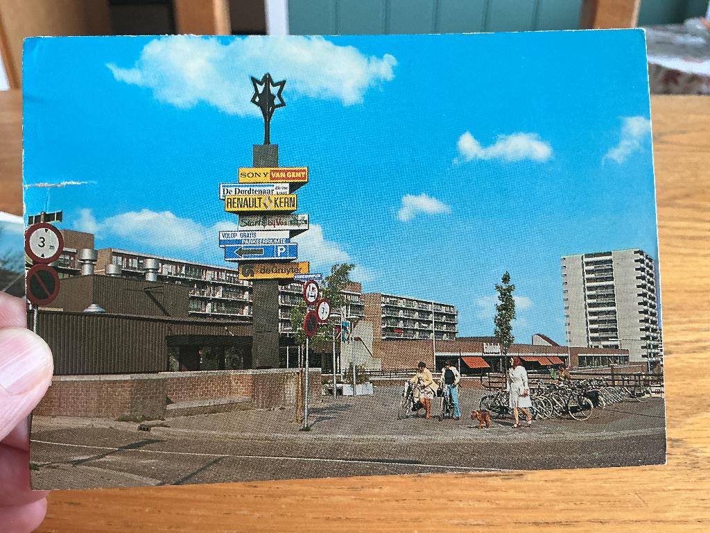 Dordrecht winkelcentrum, Ophalen of Verzenden, 1960 tot 1980, Gelopen, Zuid-Holland