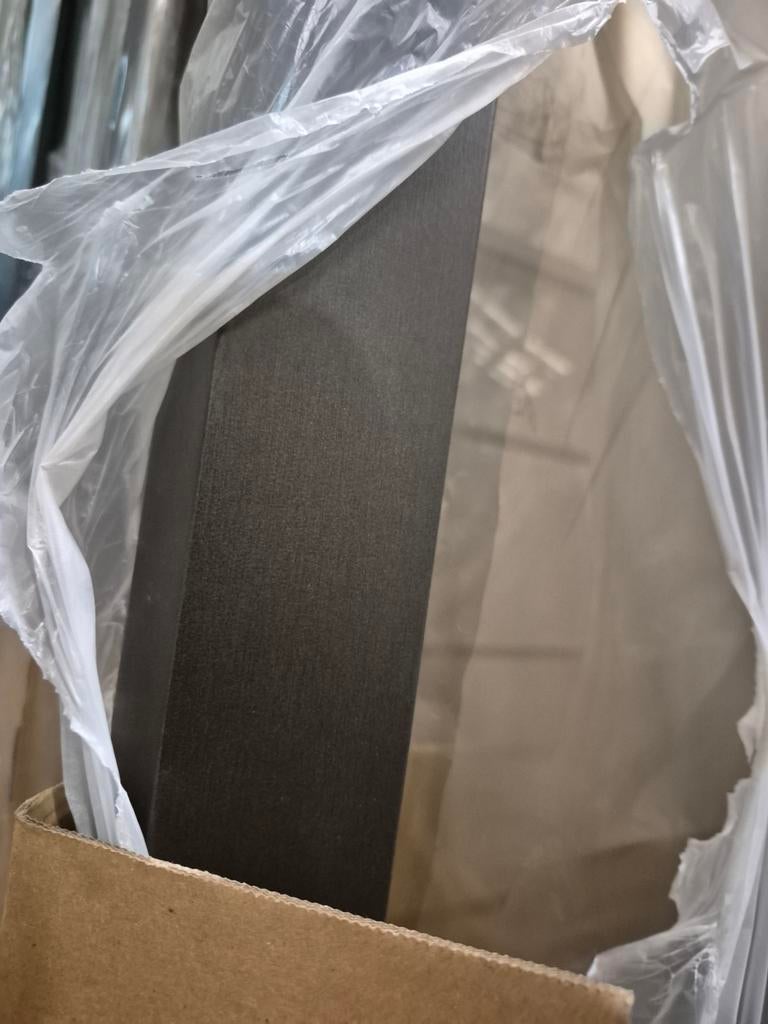 88x231,5cm binnendeur stomp Staal look d. Brons SD6, 80 tot 100 cm, ., Binnendeur, Nieuw