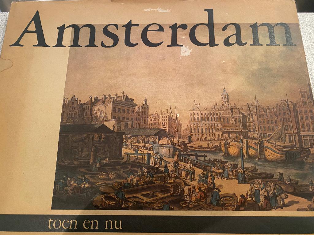 Platenboek Amsterdam, Ophalen of Verzenden, 20e eeuw of later, Gelezen