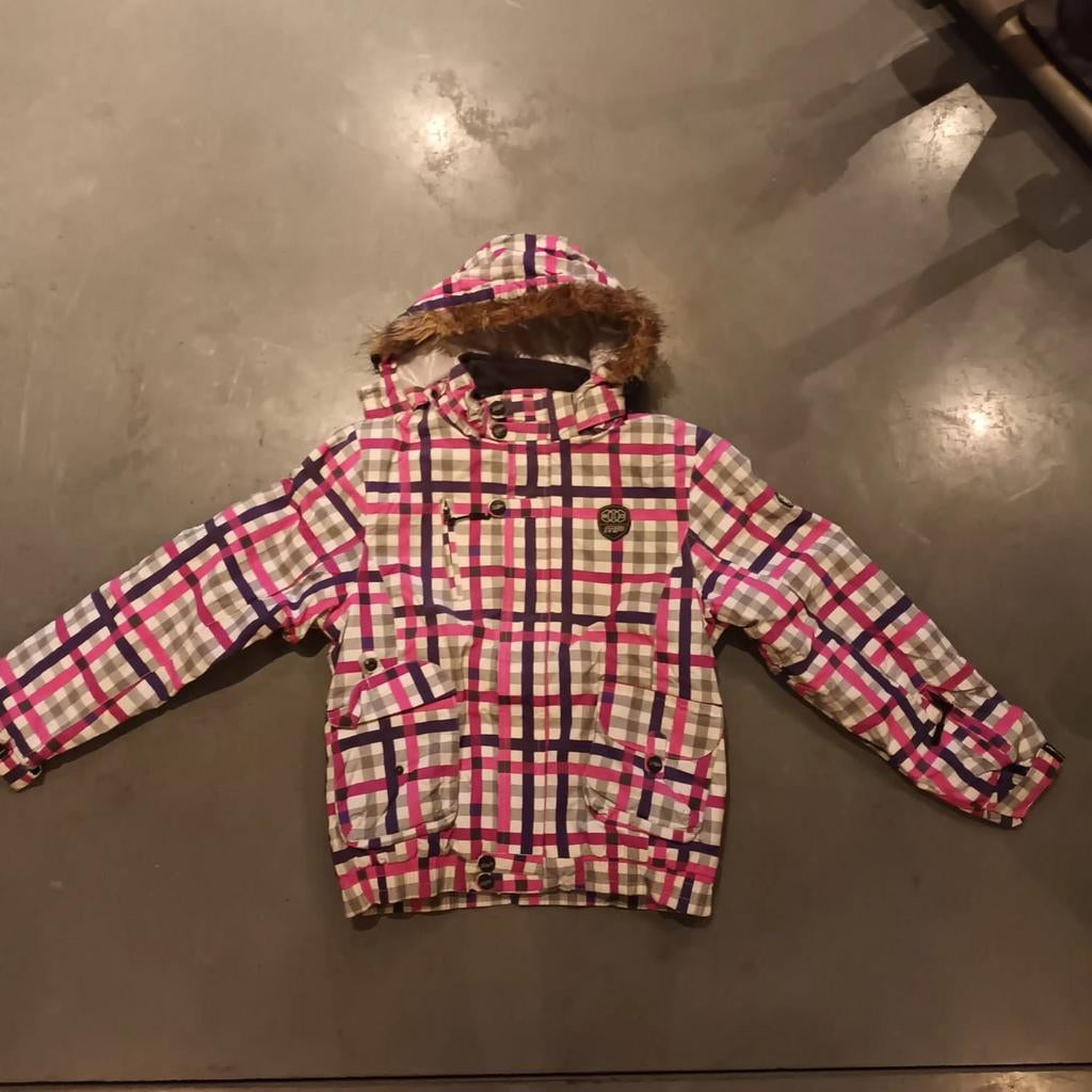 Ski jas maat 164, Kinderen en Baby's, Kinderkleding | Maat 164, Ophalen of Verzenden, Zo goed als nieuw, Meisje, Jas