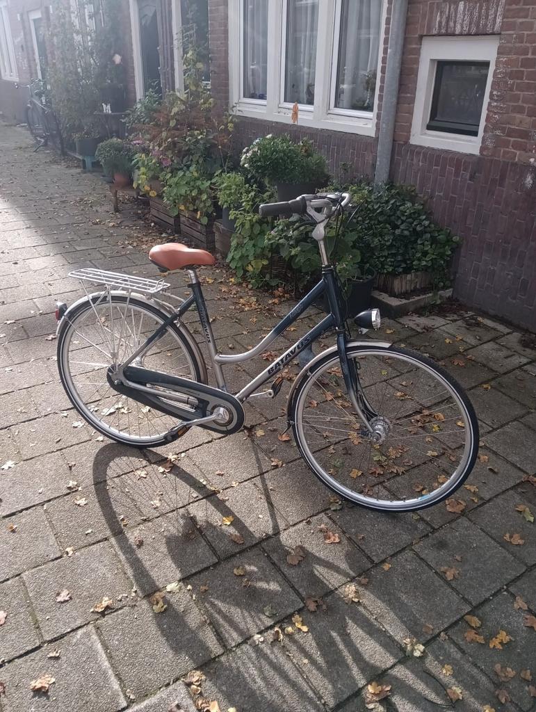 Batavus damesfiets 7 versnellingen & handremmen 53 cm frame, Ophalen, Versnellingen, Batavus, 53 tot 56 cm