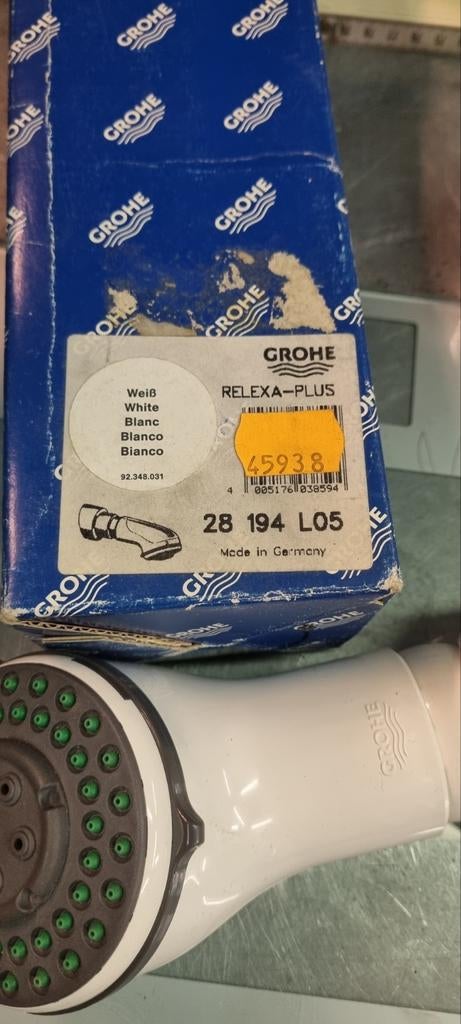Grohe  relexa plus massage douchkop muuruitloop, Ophalen of Verzenden, Nieuw