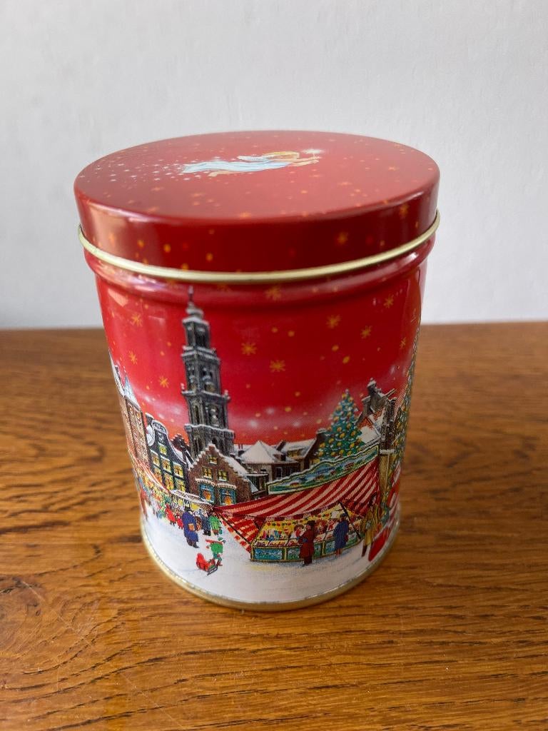 Blikje/Theeblikje "Teamasters of London" 'Kerstblikje', Ophalen of Verzenden, Zo goed als nieuw, Overige