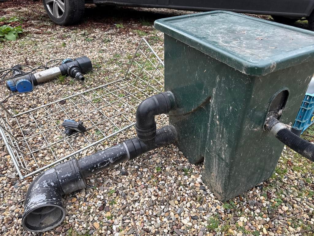 Vijverfilter met UV-lamp en toebehoren, Tuin en Terras, Vijvers, Ophalen, Gebruikt