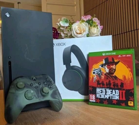 Xbox series X Bundle 1Tb + Game + Xbox Headset, Ophalen of Verzenden, Zo goed als nieuw