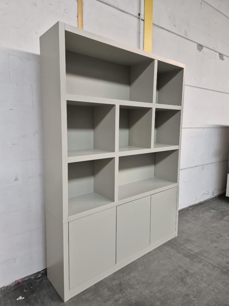 Showmodel vakkenkast - 180x40x240H cm - RAL 7032 NU €1500, 150 tot 200 cm, Zo goed als nieuw, 25 tot 50 cm, Verzenden