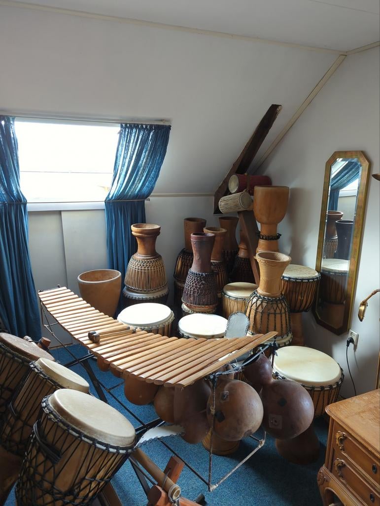 Djembé bespannen / reparatie Afrikaanse trommels, Ophalen, Nieuw, Trommel