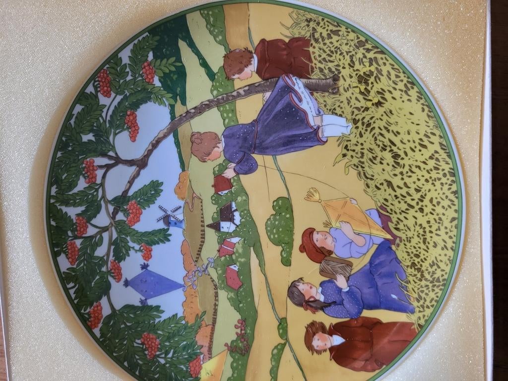 Villeroy & Boch Kinderspelen Wandbord Drachenflug, Antiek en Kunst, Ophalen of Verzenden
