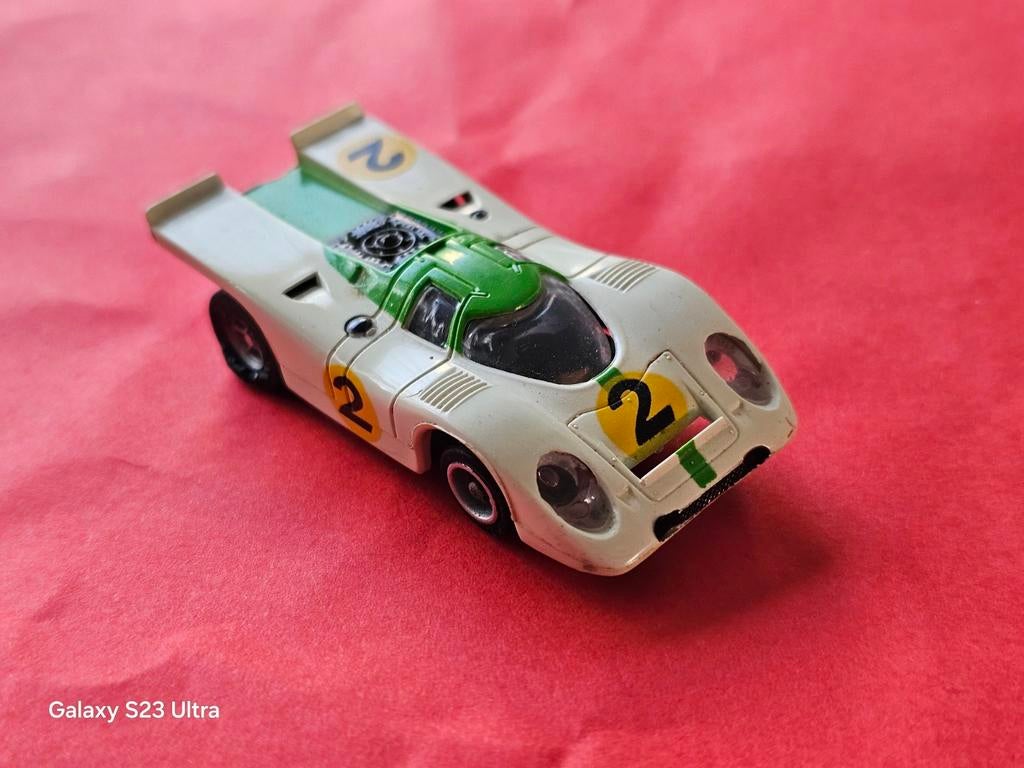Aurora porsche FALLER AMS RACEWAGEN, ZELDZAAM EN NETJES, Hobby en Vrije tijd, Modeltreinen | H0, Ophalen of Verzenden, Gelijkstroom of Wisselstroom