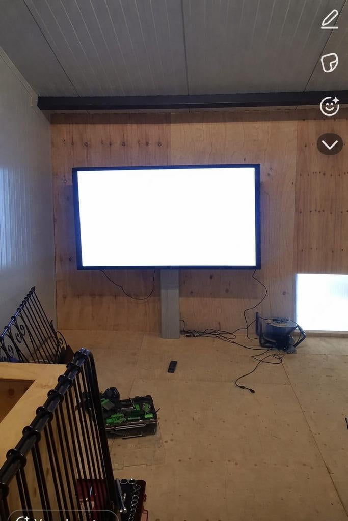Compleet Digibord 2x1m + Elektrische Lift -, Audio, Tv en Foto, Beamers, Gebruikt, Onbekend, LED, Ophalen of Verzenden
