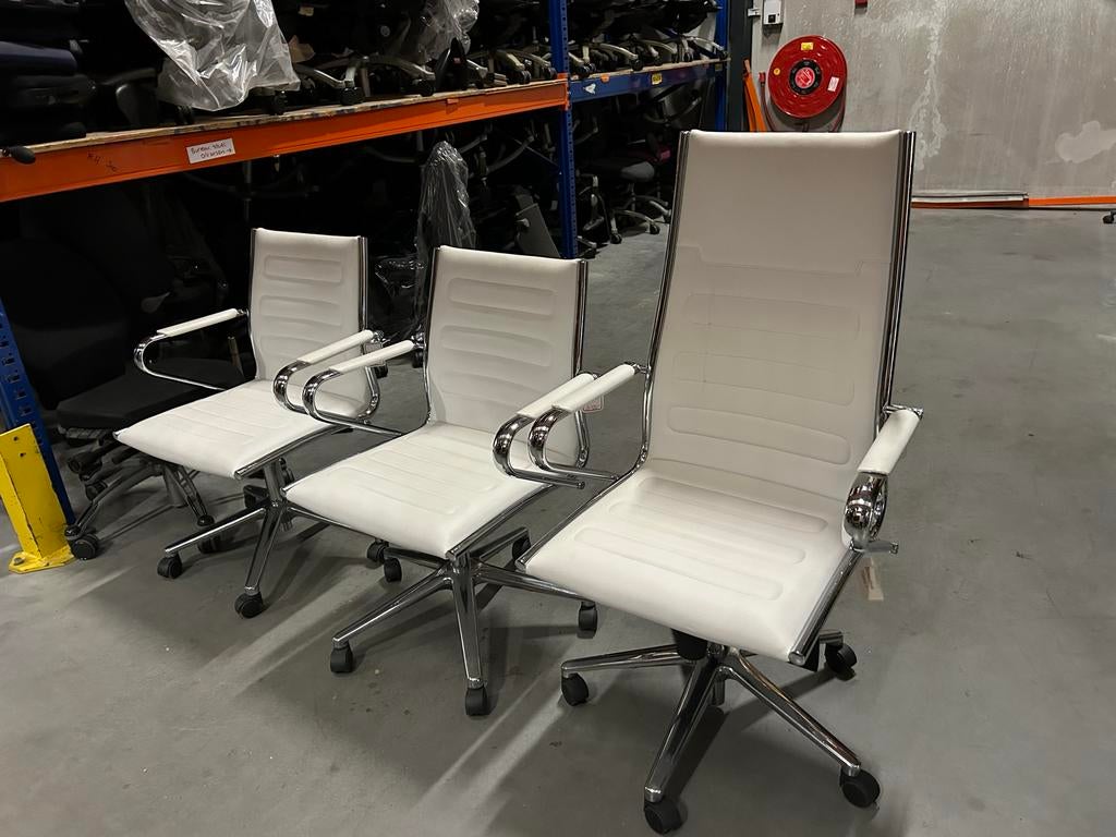 3x Bureaustoel Sitland Classic+ (met beschadigingen), Gebruikt, Wit, Ophalen of Verzenden, Bureaustoel