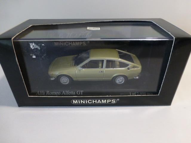 Minichamps Alfa Romeo Alfetta GT 1976 groen, Ophalen of Verzenden, Nieuw, Auto, MiniChamps