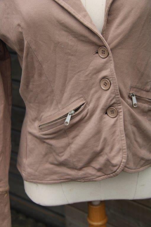 Jasje bruin Carola van Benthum mt L Vaste prijs, Kleding | Dames, Bruin, Carola van Benthum, Maat 42/44 (L), Ophalen of Verzenden
