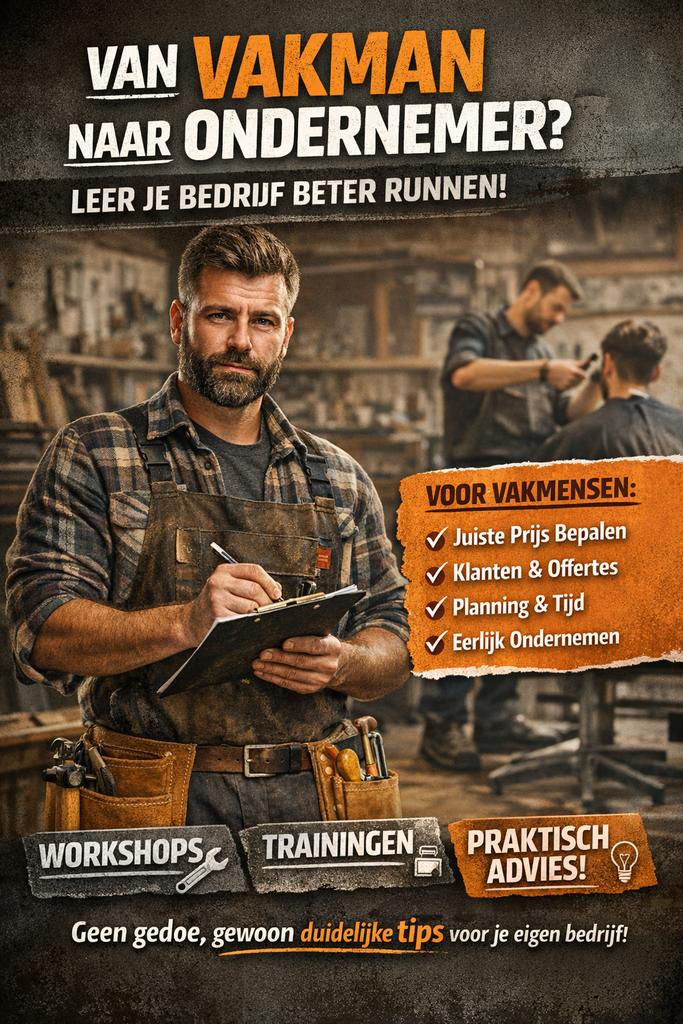 Cursus van beunhaas naar ondernemer!, Ophalen, Alpha, Zo goed als nieuw, HBO