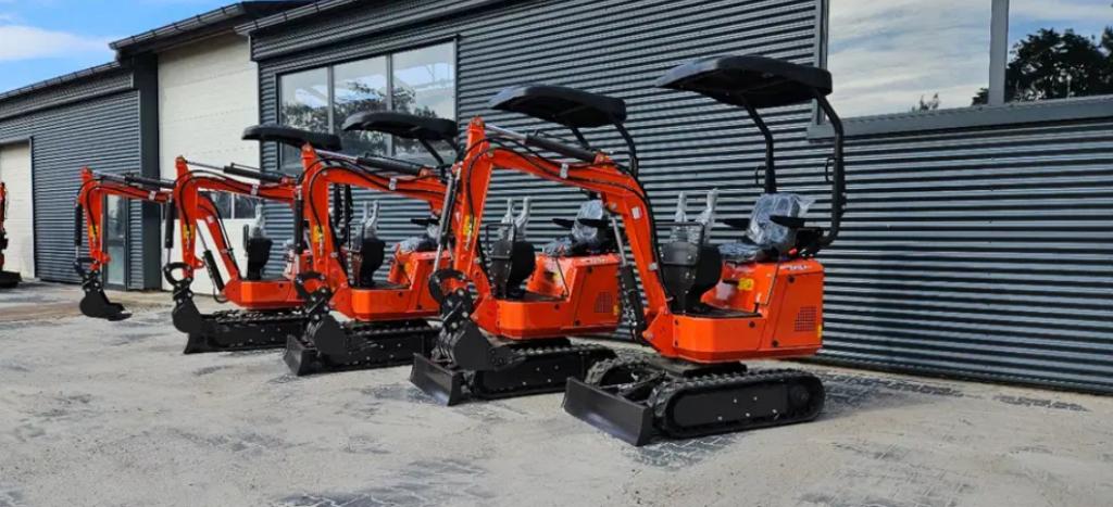 Rhinoceros KS10-8 840kg 1-cilinder diesel Minigraver NIEUW, Ophalen, Graafmachine