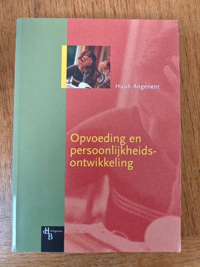 Opvoeding en Persoonlijkheidsontwikkeling - Angenent, Boeken, Studieboeken en Cursussen, Gelezen, HBO, Alpha, Ophalen of Verzenden
