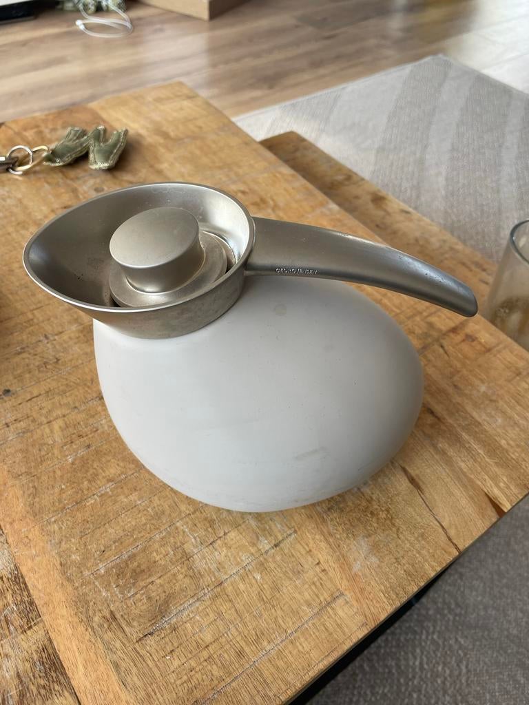 Georg Jensen Koffiekan - Scandinavisch Design, Ophalen of Verzenden, Gebruikt, Wit, Metaal