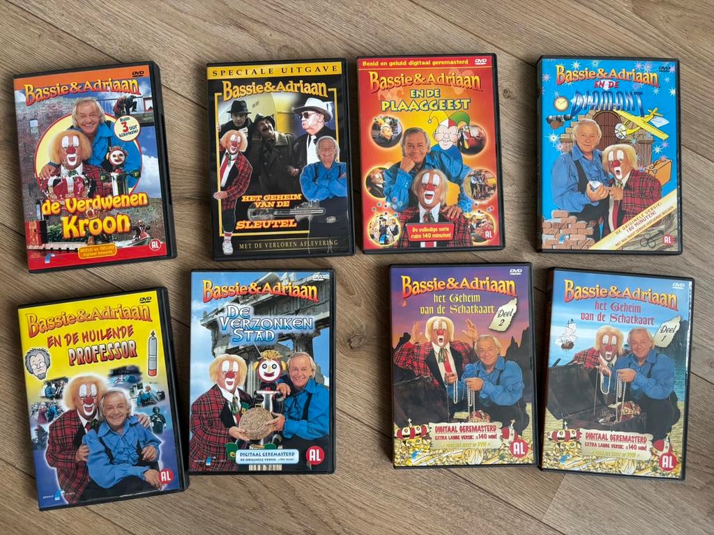 Bassie en Adriaan DVD’s, Cd's en Dvd's, Dvd's | Kinderen en Jeugd, Alle leeftijden, Ophalen of Verzenden, Zo goed als nieuw