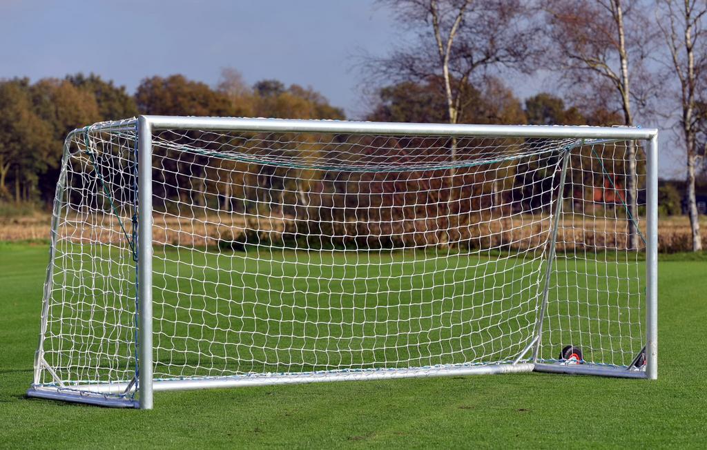 Voetbal goal verplaatsbare aluminium voetbal netten doel, Sport en Fitness, Voetbal, Ophalen of Verzenden
