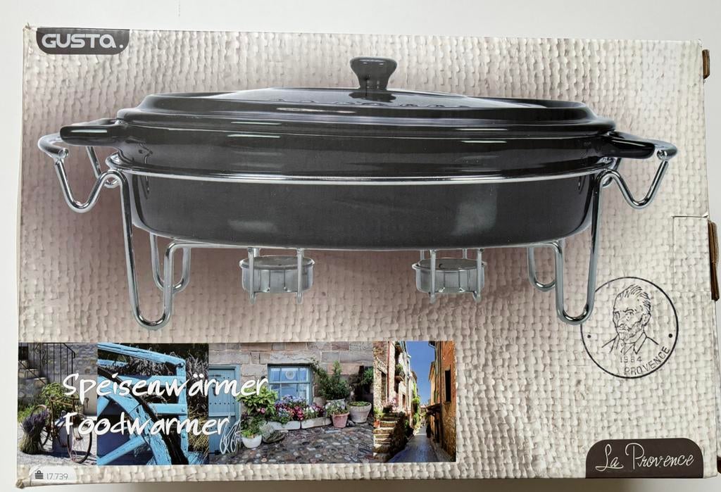 Gusta Ovenschaal ovaal zwart - La Provence, Ophalen of Verzenden, Nieuw