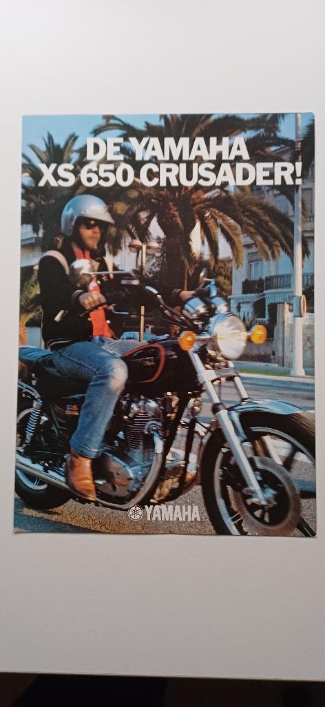 Originele folder Yamaha XS 650 Crusader US Custom 1980, Ophalen of Verzenden, Honda