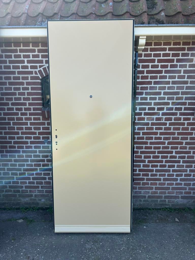 Nieuwe geïsoleerde voordeur 91,7x233cm., Ophalen, 80 tot 100 cm, 215 cm of meer, Nieuw