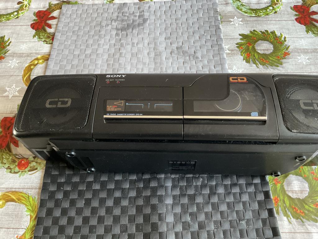 Sony Radio Cassette CD Speler - Vintage, Audio, Tv en Foto, Radio's, Gebruikt, Radio, Met cd-speler, Ophalen of Verzenden