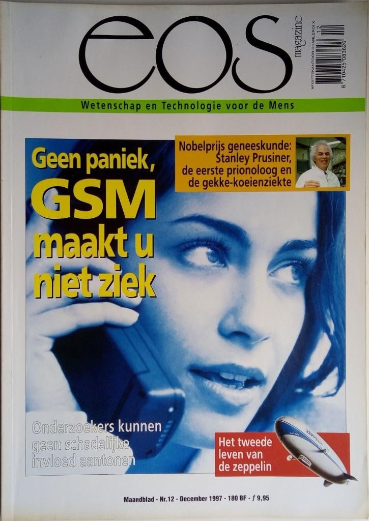 Maandblad EOS 1997 (vier stuks totaal), Boeken, Tijdschriften en Kranten, Verzenden, Gelezen, Wetenschap en Natuur