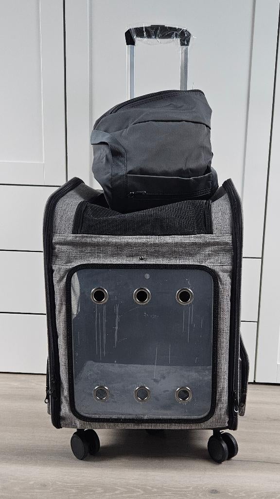 HUISDIERENDRAGER/-RUGZAK MET WIELEN TE KOOP ☆NIEUW☆INCL.TAS, Ophalen of Verzenden, Nieuw