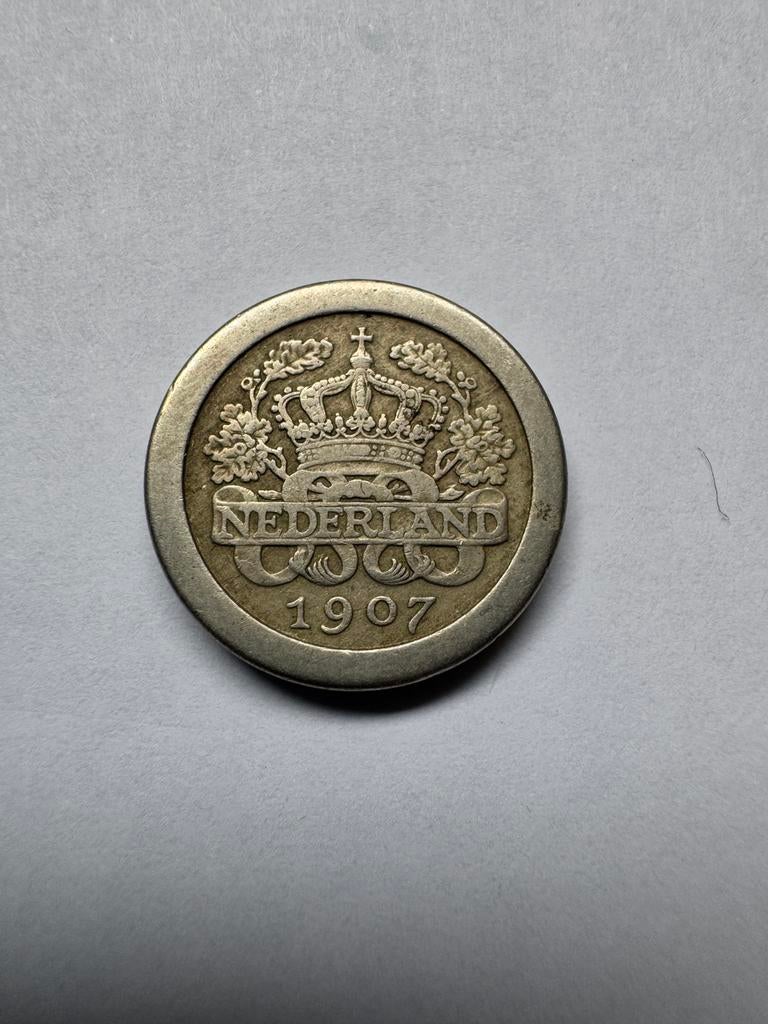 5 cent munt 1907, Postzegels en Munten, Munten | Nederland, Ophalen of Verzenden, Koningin Wilhelmina