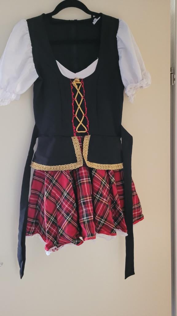 Schots jurkje maat 34, Carnaval, Ophalen of Verzenden, Zo goed als nieuw, Kleding