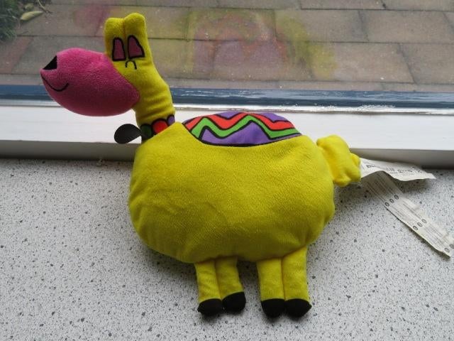 Paard giraffe fantasiedier van Ikea Sagoskatt zacht velours, Ophalen of Verzenden, Zo goed als nieuw, Paard