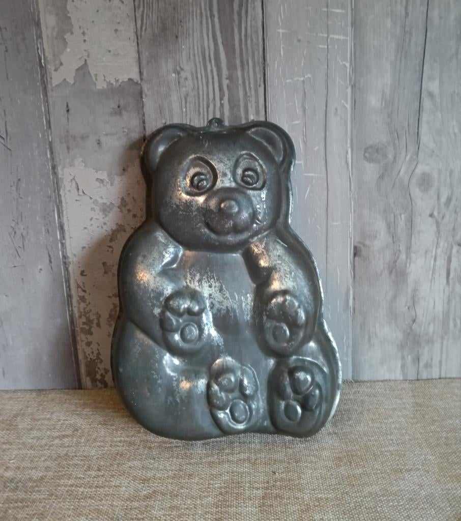 Brocante oud bakblik, Ophalen of Verzenden