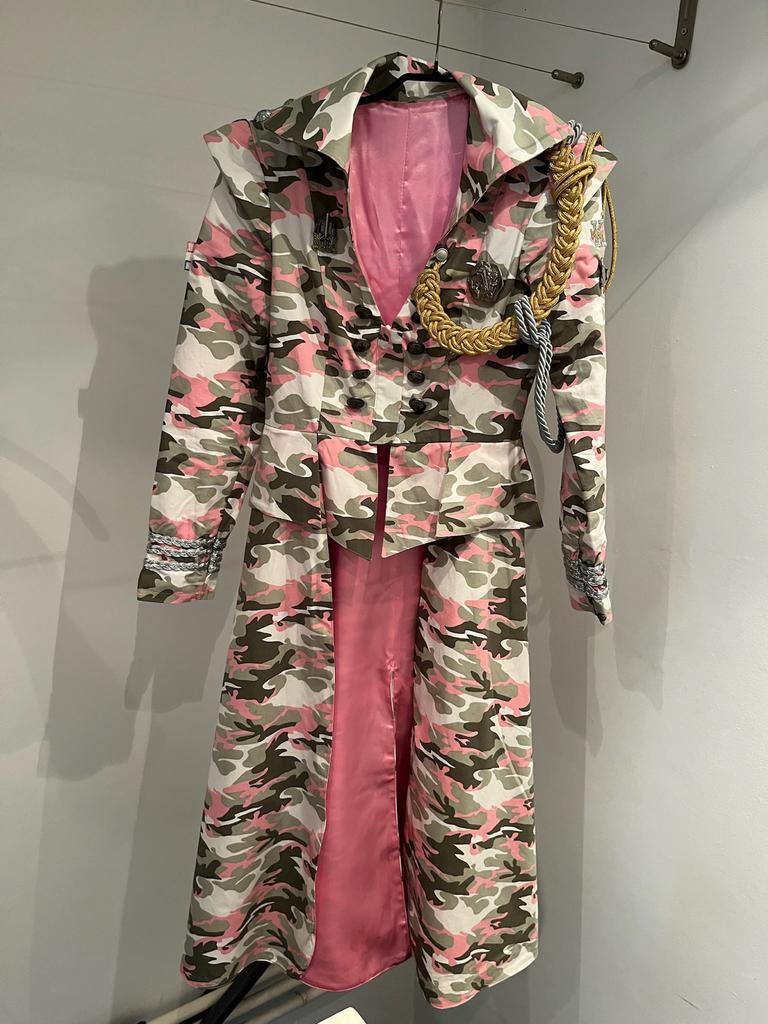 Unieke legerjas met roze camouflage, maat M, Kleding | Dames, Ophalen of Verzenden, Zo goed als nieuw, Maat 38/40 (M)