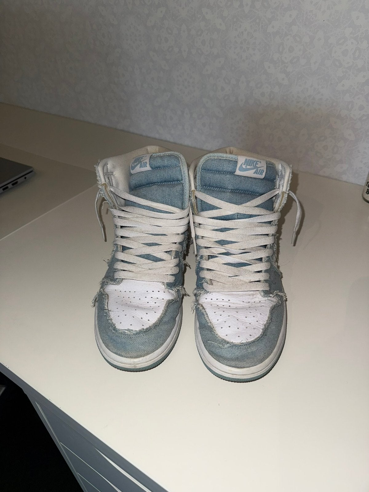 Nike jordan spijker, Blauw, Ophalen of Verzenden, Sneakers of Gympen, Gedragen