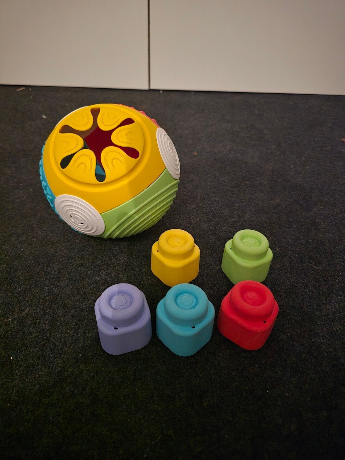 Vormenstoof Bal met Texturen en 1 Gat, Ophalen of Verzenden, Gebruikt, Overige typen
