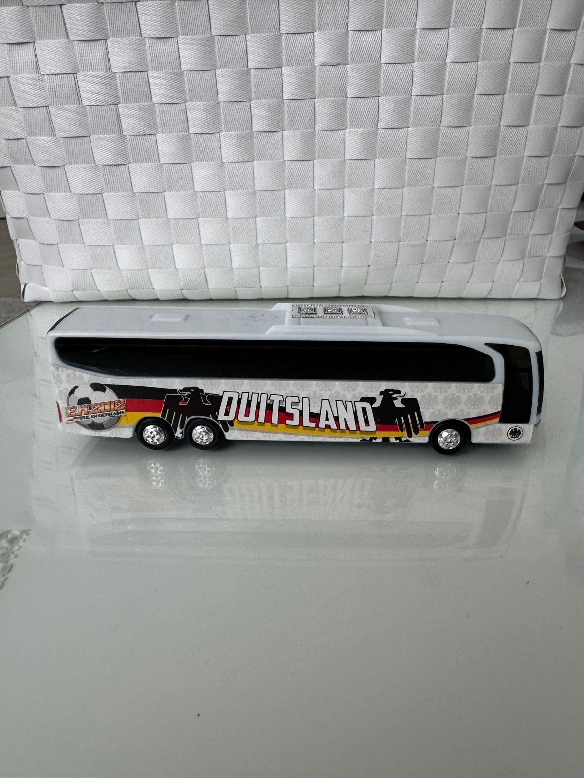 Miniatuur bus Duitsland - EK 2012 editie, Overige merken, 1:50 of kleiner, Overige typen, Ophalen of Verzenden