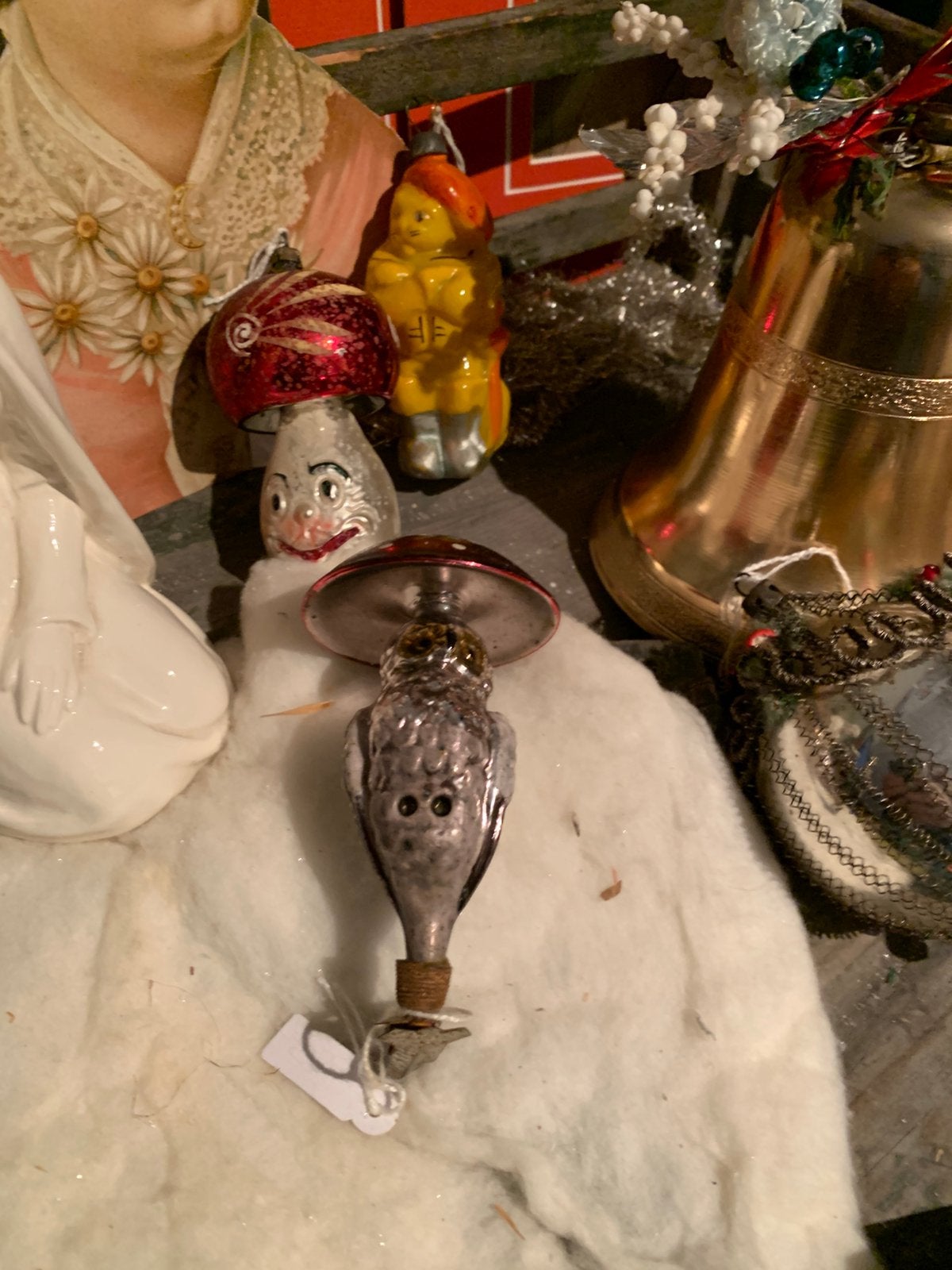 Kerst vogel op clip, Gebruikt, T, Ophalen of Verzenden, N