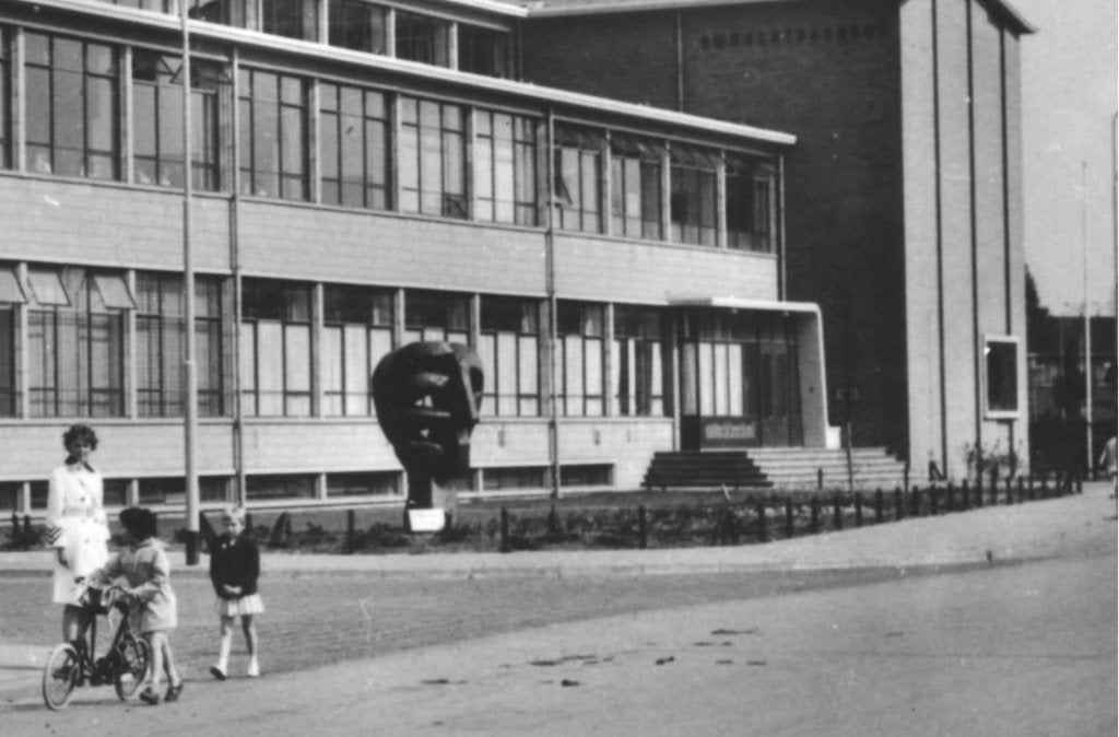 700265 Goes 1965 Technische School Bergweg Ambachtsschool, Ophalen of Verzenden, 1960 tot 1980, Gelopen, Zeeland