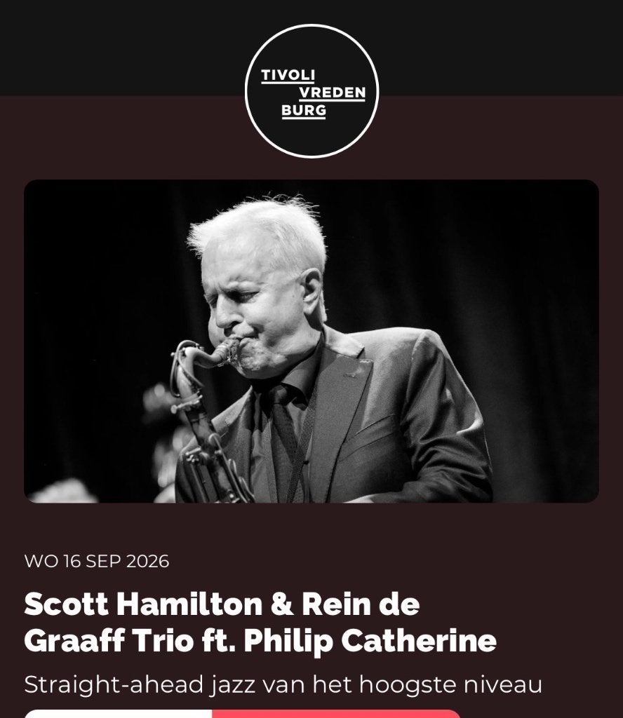 Gratis ticket Scott Hamilton, Ophalen of Verzenden, Alt