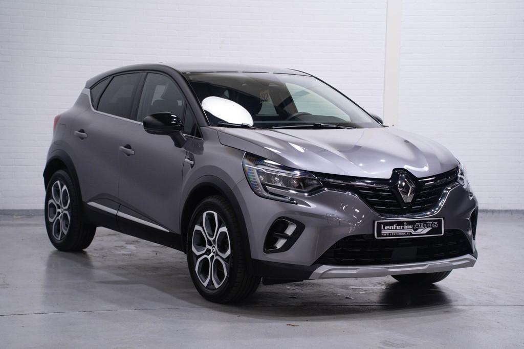 Renault Captur 1.3 mild hybrid 160 iconic Navi Stoelverwarmi, Stof, Gebruikt, 4 cilinders, Bedrijf