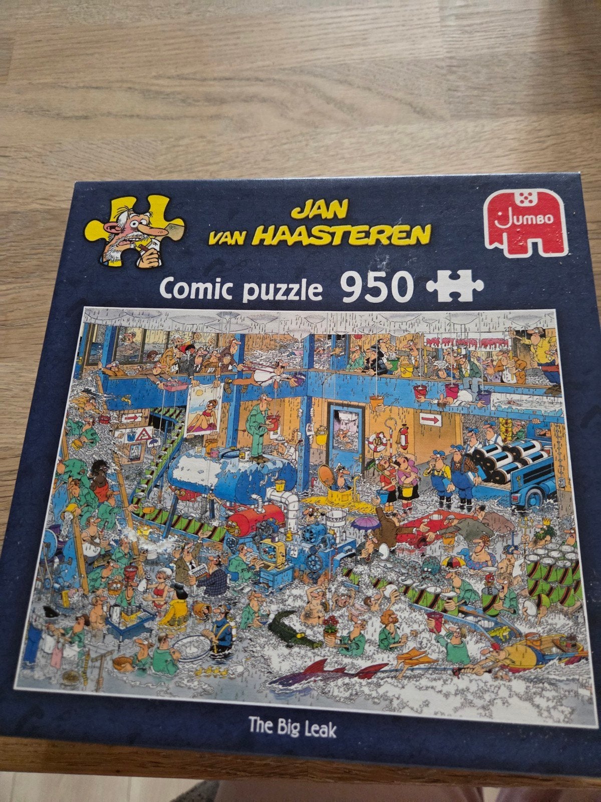 Jan van Haasteren Comic Puzzel - The Big Leak (950 stukjes), Ophalen, 500 t/m 1500 stukjes, Gebruikt, Legpuzzel