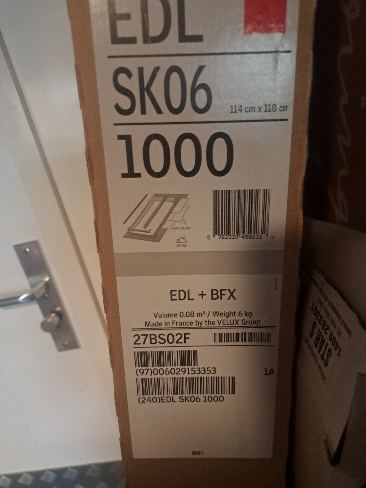 Velux gootstukken EDL SK06 1000 voor platte pannen 114x118, Doe-het-zelf en Verbouw, Glas en Ramen, Ophalen, 80 tot 120 cm, 80 tot 120 cm