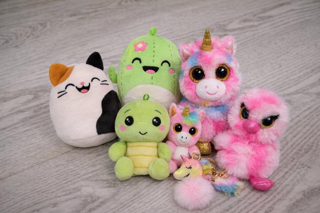 Schattige Knuffel Bundel - Set  van 7 stuks, Ophalen of Verzenden, Zo goed als nieuw, Overige typen